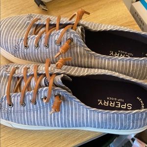 Striped Sperry Topsliders